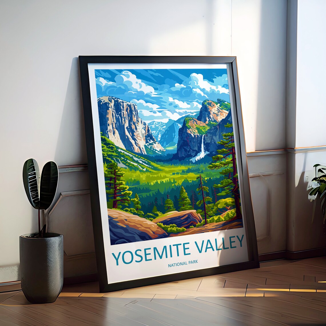 Yosemite Valley Travel Poster, National Park Art - Image 2