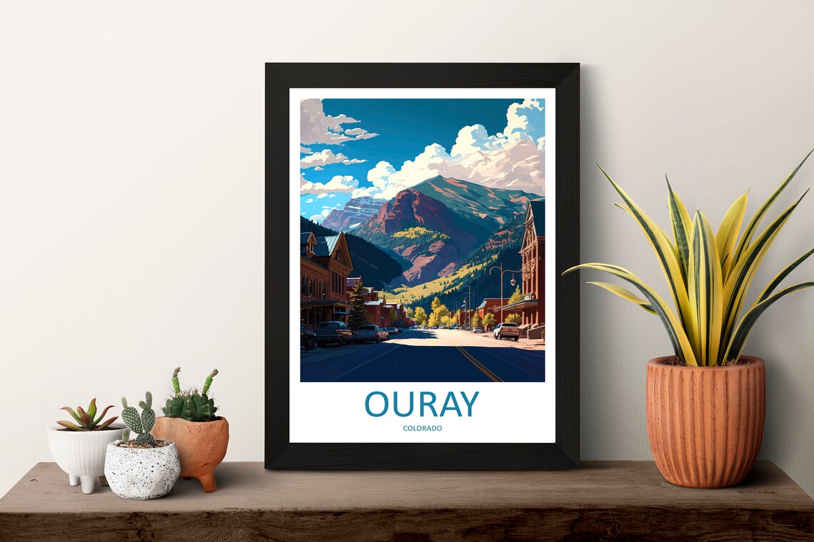 Ouray Travel Poster, Colorado Place Print - Image 3