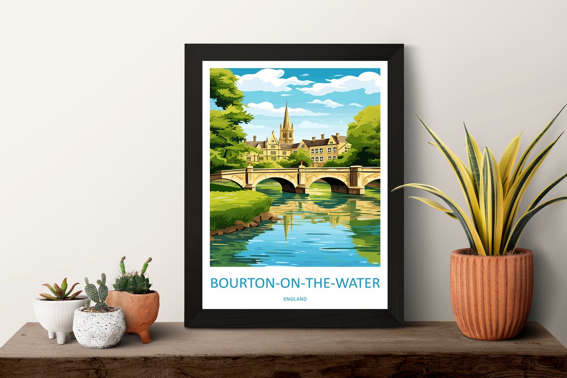 Bourton On The Water Travel Poster, England - Image 3