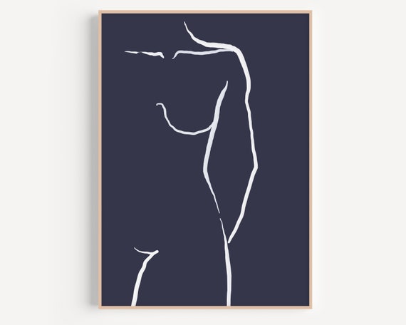 Woman Body Sketch Female Body Art Classic Art Print Girl Sketch Body Line Art Drawing Woman Wall Art Woman Body Art