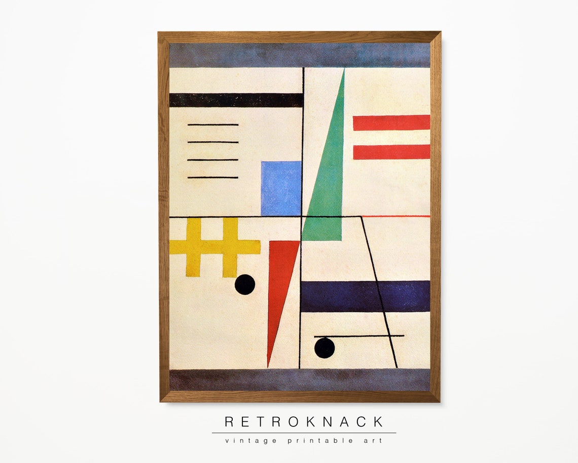 Sophie Taeuber-Arp Geometric Composition Abstract Modernist Art Print - Image 2