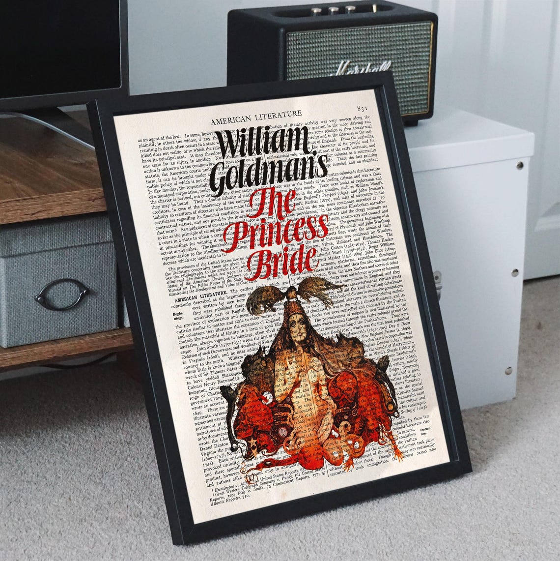 The Princess Bride William Goldman Dictionary Page Literary Art Print - Image 4