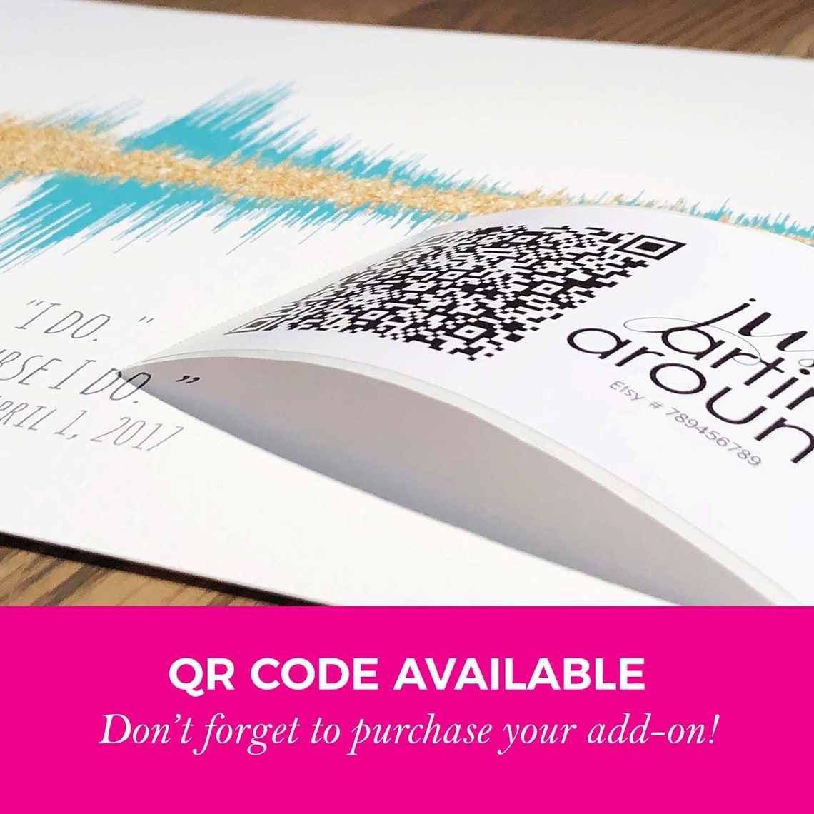 Custom Sound Wave Voice Wave Art Print Gift - Image 3