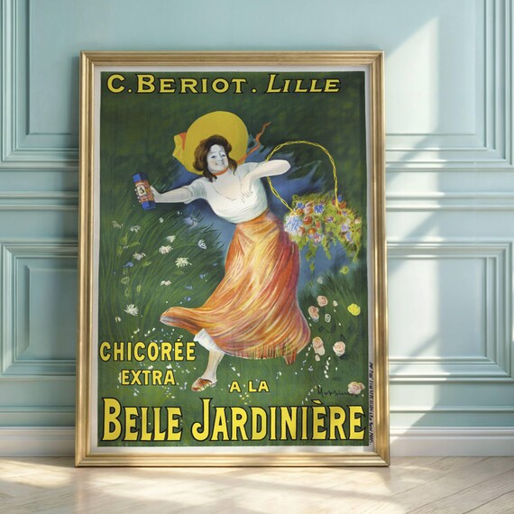 Leonetto Cappiello Belle Jardiniere Chicory Coffee Vintage Poster