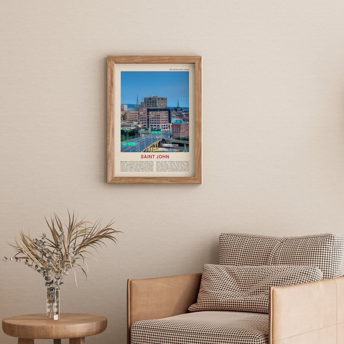Saint John Travel Poster, New Brunswick Canada - Image 3