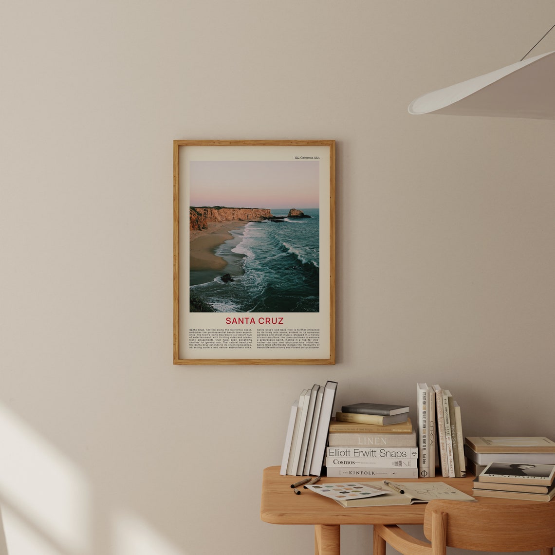 Santa Cruz Print Film Photo Santa Cruz Wall Art Santa Cruz Poster Santa Cruz Photo Santa Cruz Poster Print California Wall Decor Usa - Image 2
