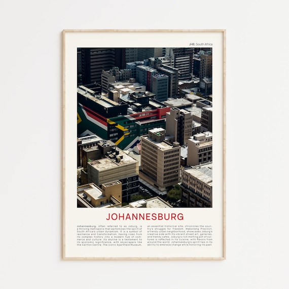 Johannesburg Print Film Photo Johannesburg Wall Art Johannesburg Poster Johannesburg Photo Johannesburg Poster Print South Africa Print