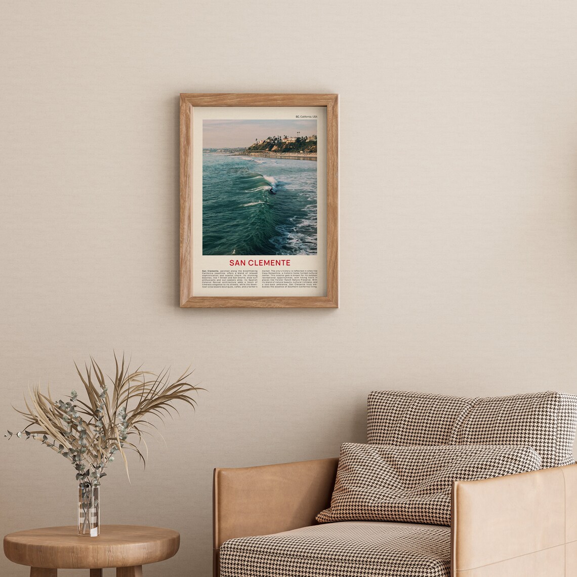 San Clemente Travel Poster, California Surfing - Image 3