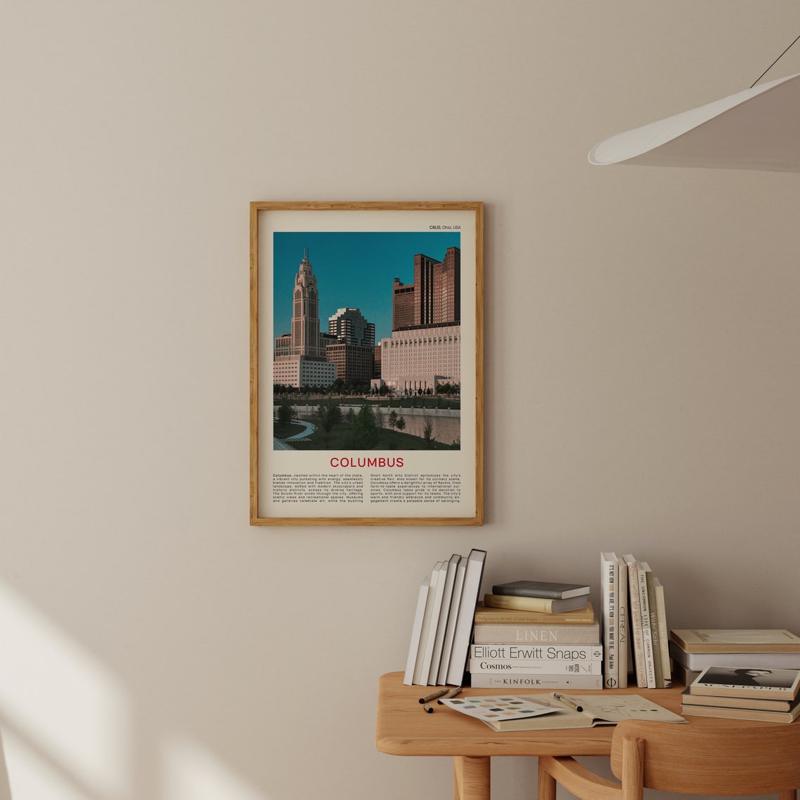 Columbus Print Film Photo Columbus Wall Art Columbus Poster Columbus Photo Columbus Poster Print Ohio Wall Decor Ohio Poster Print Usa - Image 2