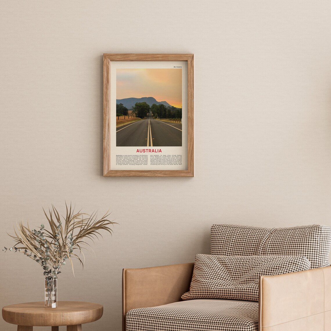 Australia Sunset Road Highway Mountains Film Photo Travel Print - Image 3