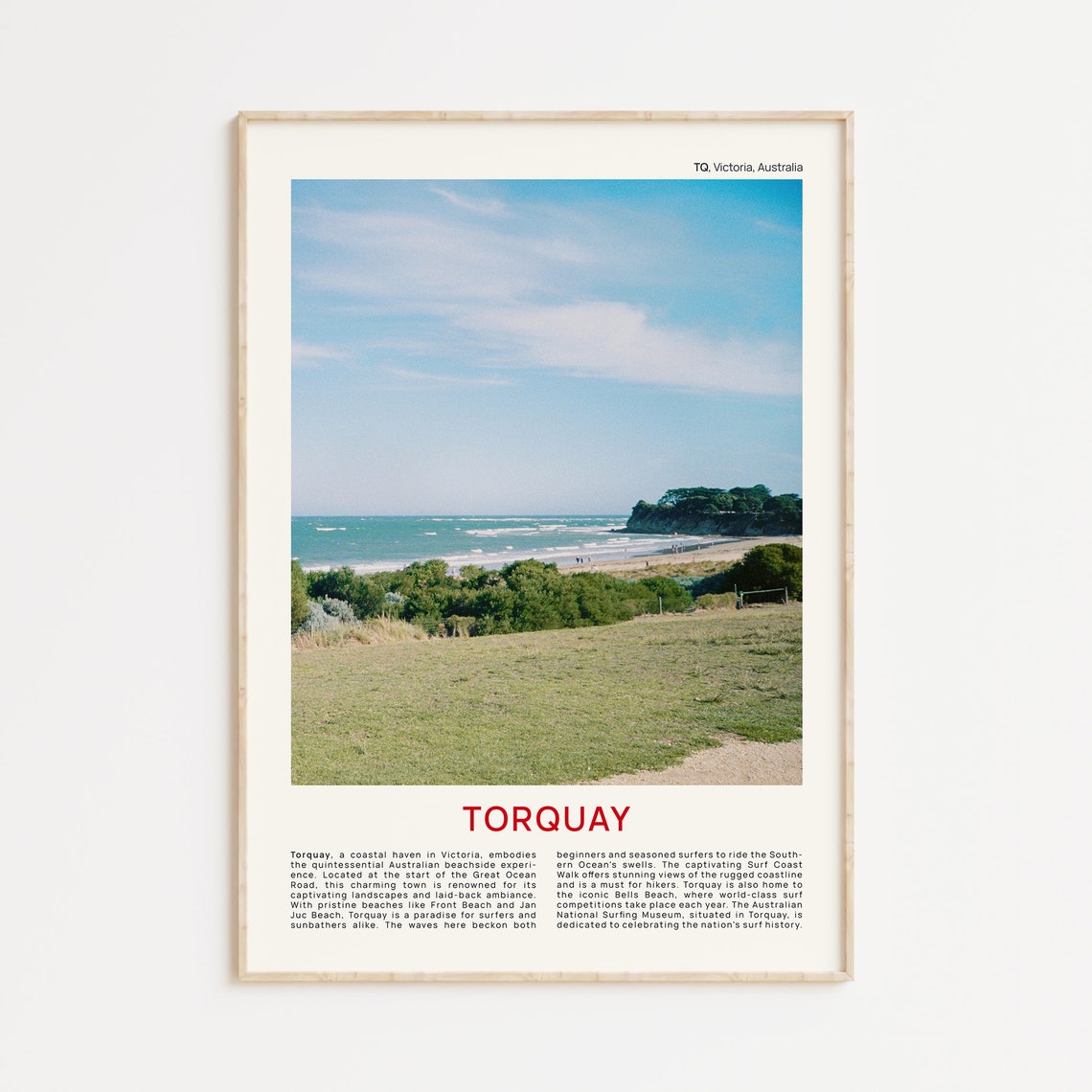 Torquay Print Film Photo Torquay Wall Art Torquay Poster Torquay Photo Torquay Poster Print Torquay Victoria Torquay Australia Poster