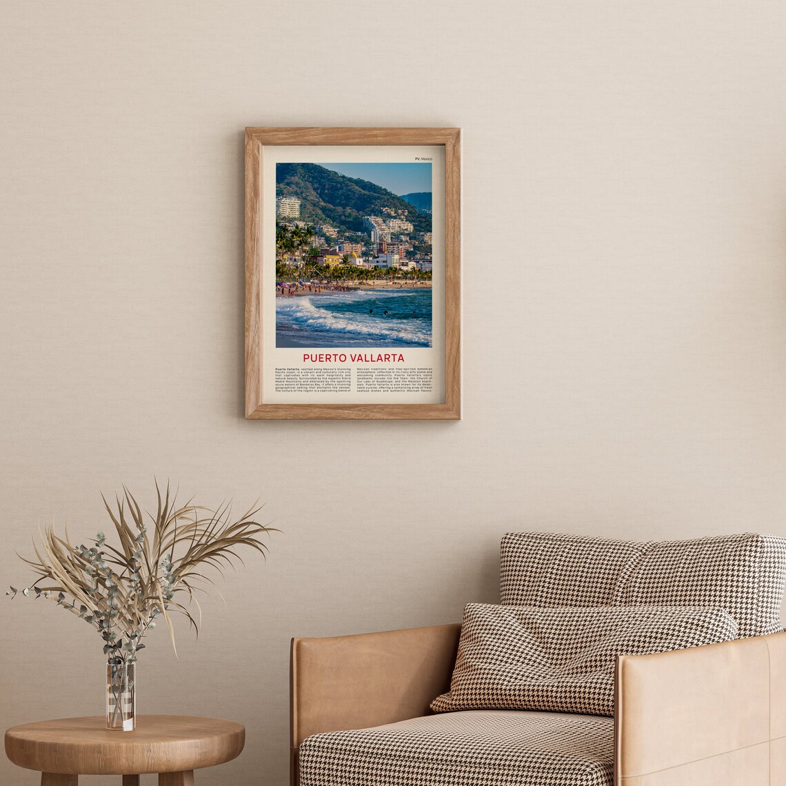 Puerto Vallarta Mexico Beach Resort Bay Film Photo Travel Poster - Image 3