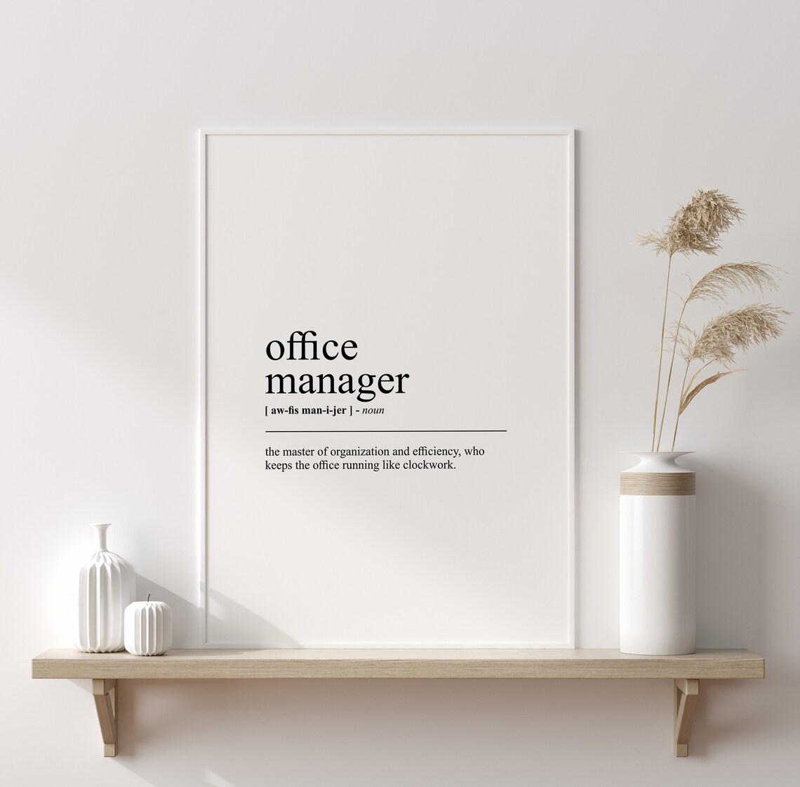 Office Manager Funny Definition Print Office Manager Wall Art Fun Print Funny Wall Art Humorous Definition Wall Art Printables - Image 3