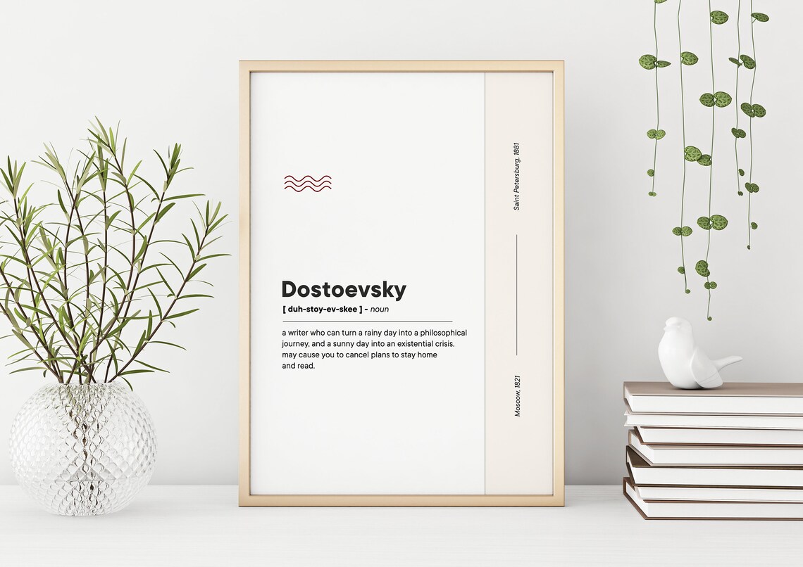 Dostoevsky Fun Literature Teacher Art Print - Image 2