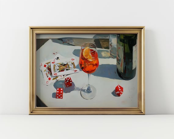 Summer Party Aperol Spritz Art Print