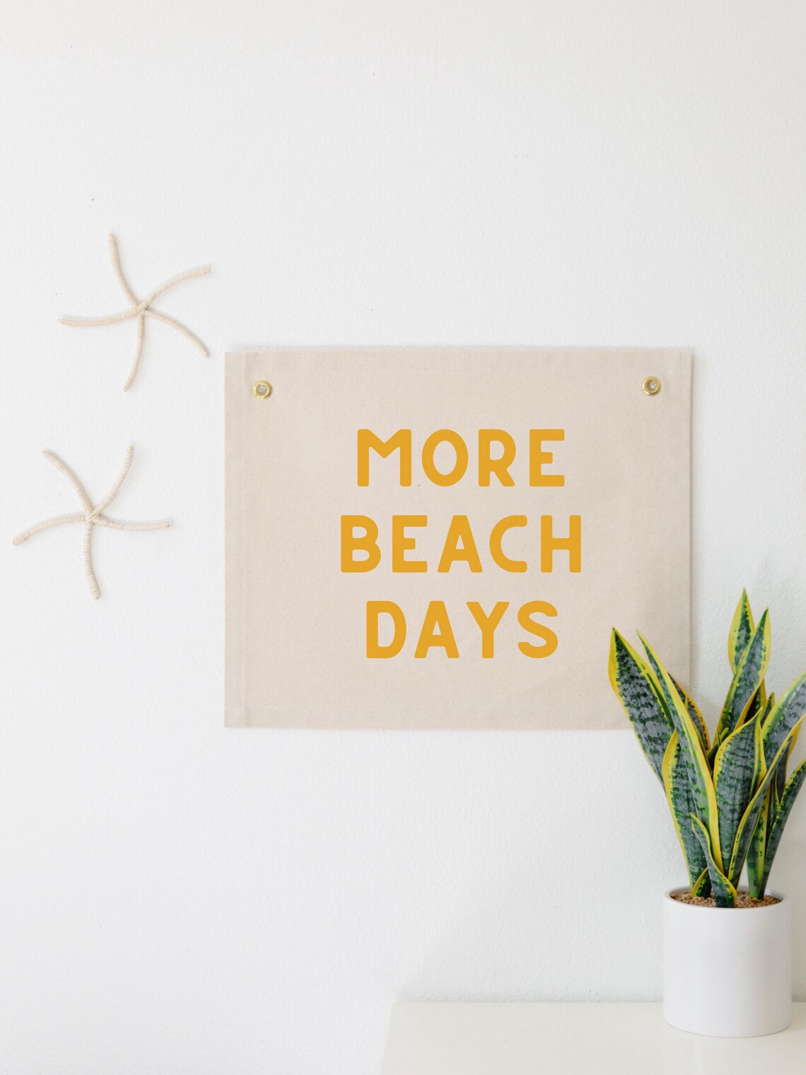 More Beach Days Banner, Coastal Nursery Decor - Image 3
