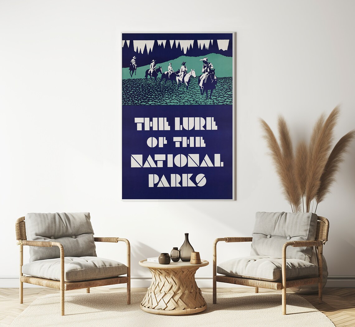 The Lure of the National Parks Vintage Travel Poster - Image 3