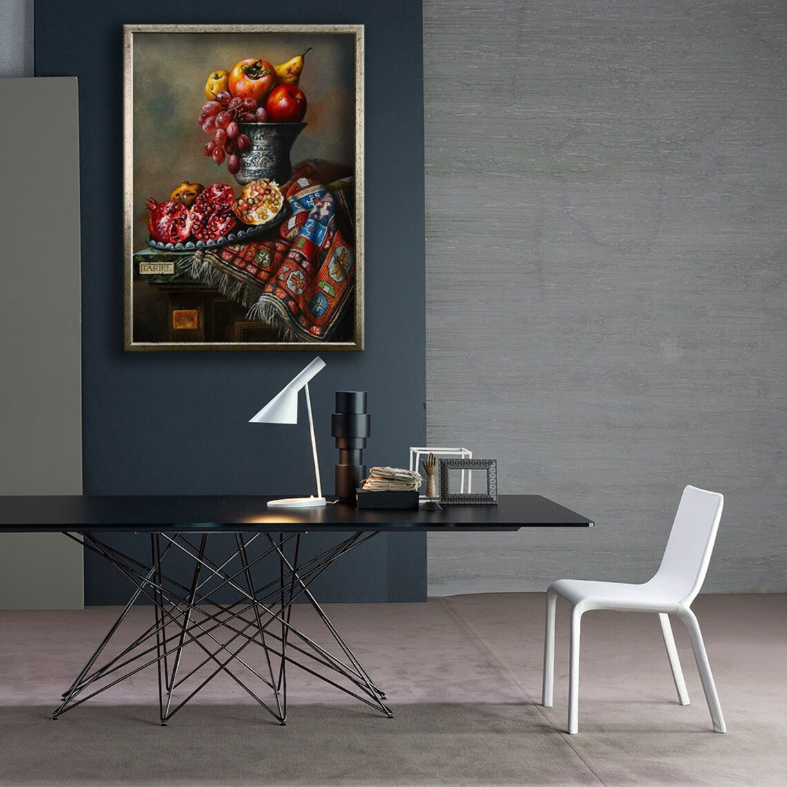 Nostalgic Fruit Plate Tablus Print Kitchen Decor Kitchen Wall Decor Wall Art Print Ready To Hang Wall Print - Image 2