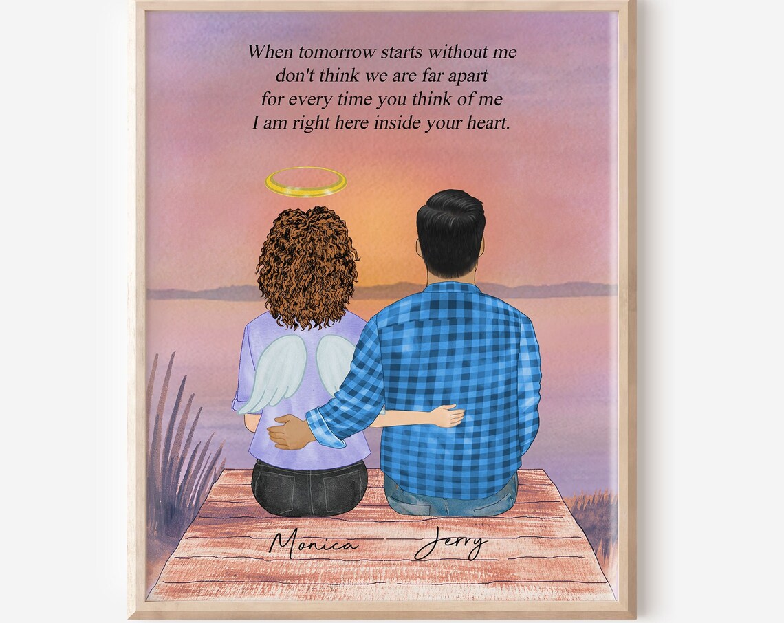 Loss Of Wife Gift Grief Gift Wife Memorial Gift Sympathy Gift Remembrance Bereavement Gift Condolence Memorial Gift In Memory Of Wife