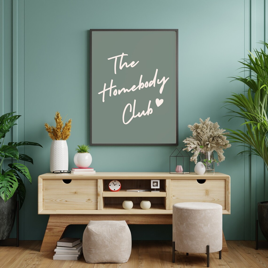 The Homebody Club Retro Quote Art Print - Image 2