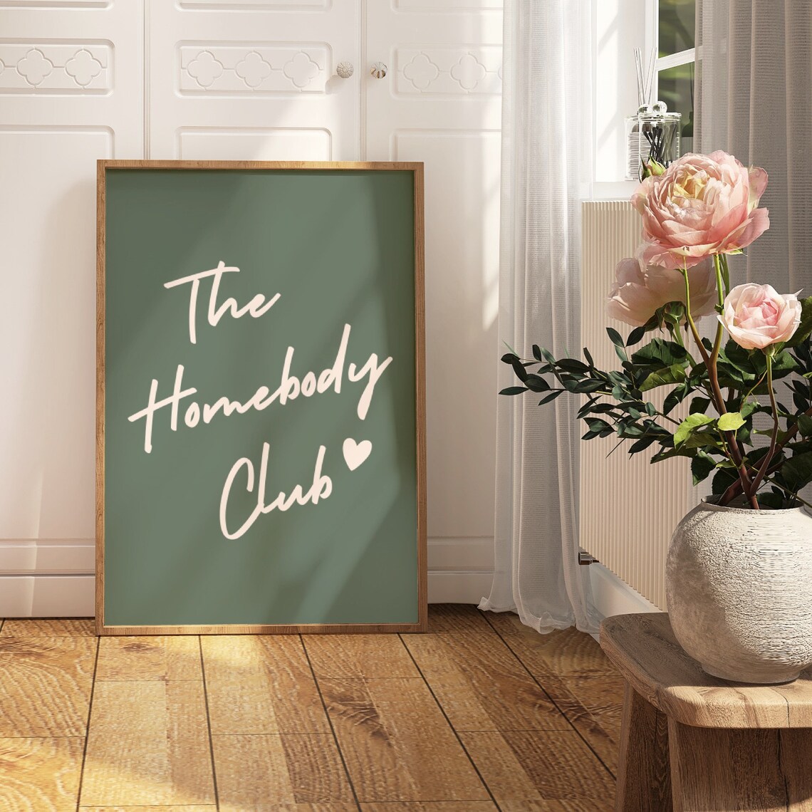 The Homebody Club Retro Quote Art Print - Image 4