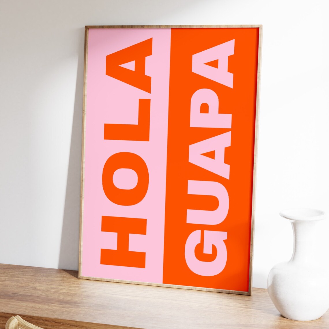 Hola Guapa Quote Print, Trendy Spanish Typography - Image 2