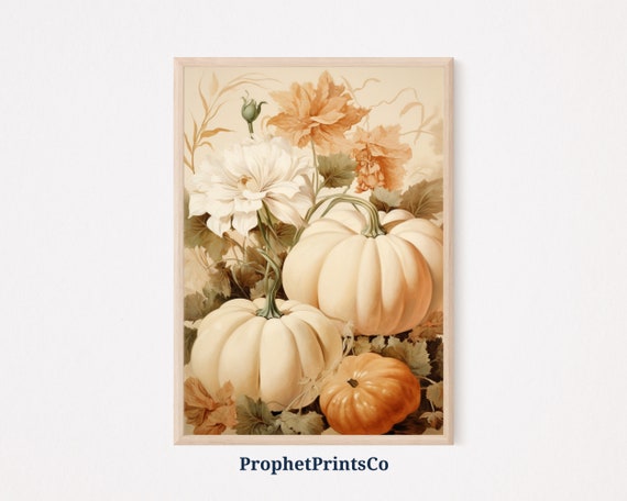Fall Wall Art Fall Art Print Farmhouse Muted Prints Cute Autumn Landscape Fall Leaves Prints Wall Art