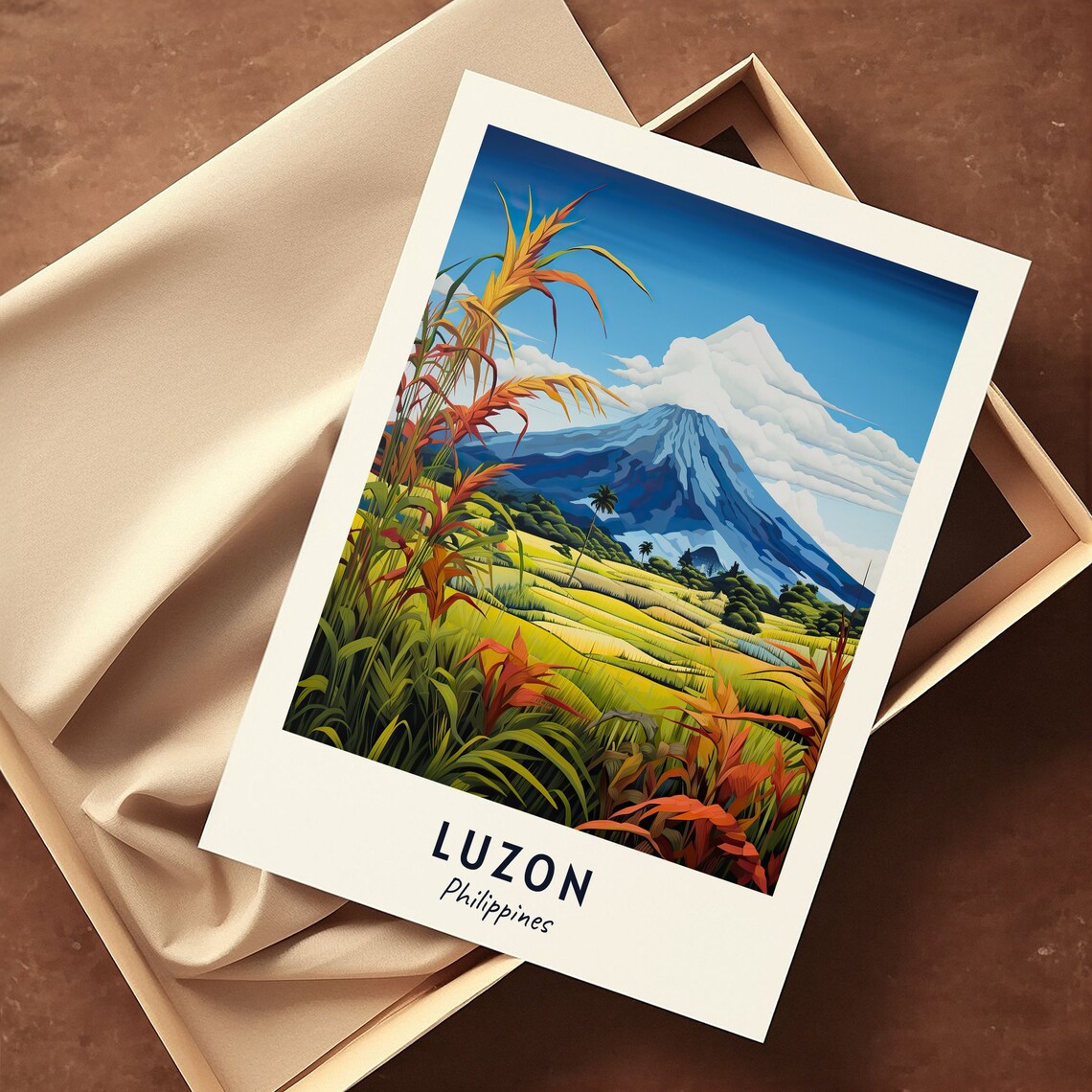 Luzon Travel Print Wall Art Luzon Philippines City Print Luzon Travel Gift Luzon City Poster Travel Gift Wall Art - Image 3