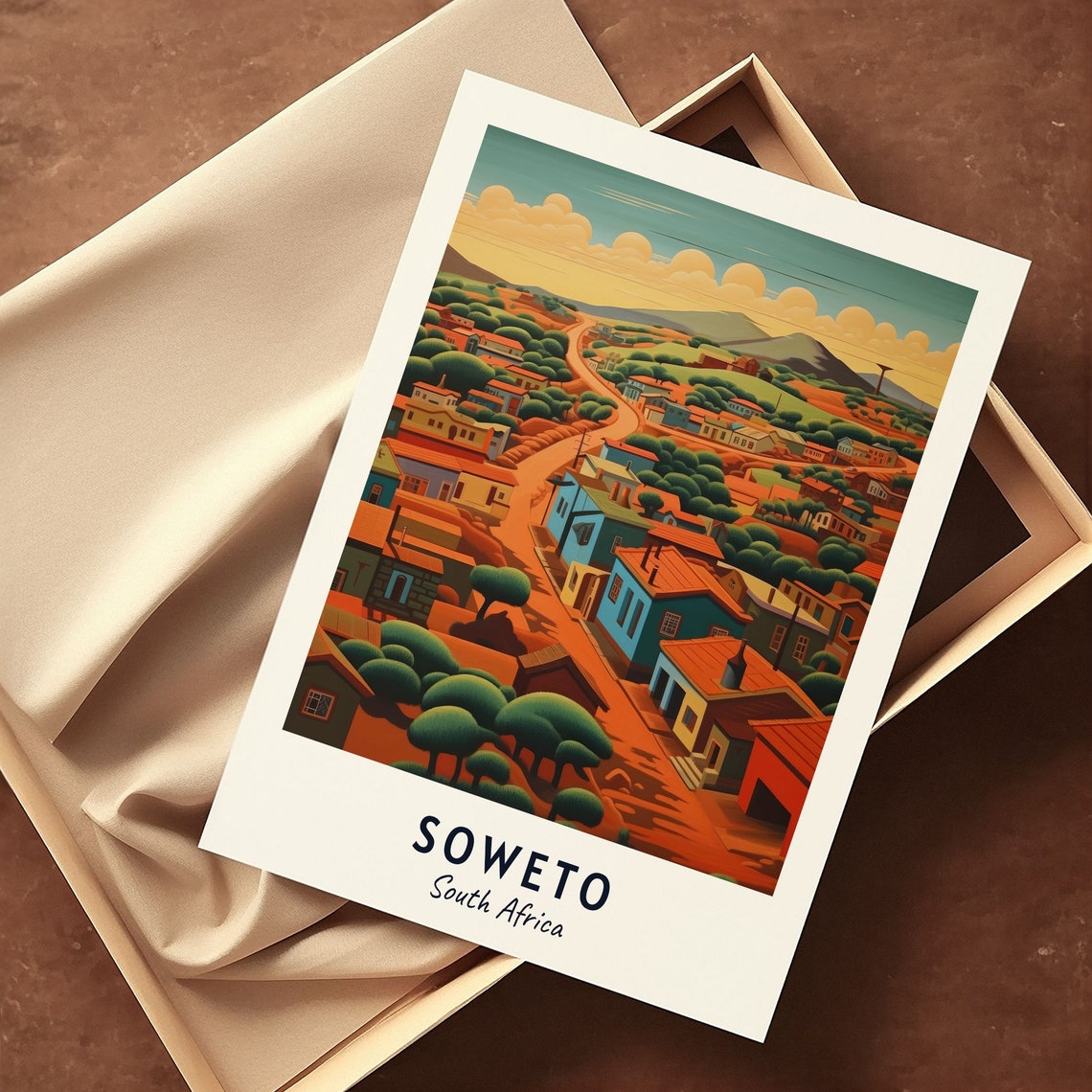 Vilakazi Street Travel Print Wall Art Soweto South Africa City Print Vilakazi Street Travel Gift Vilakazi Street Poster Travel Gift - Image 3