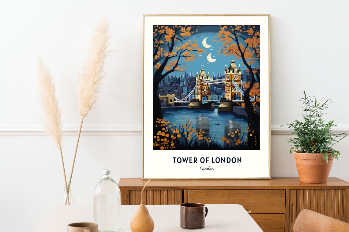 Tower Of London London Travel Print Wall Art Tower Of London London City Print Tower Of London London Travel Gift Tower Of London - Image 2