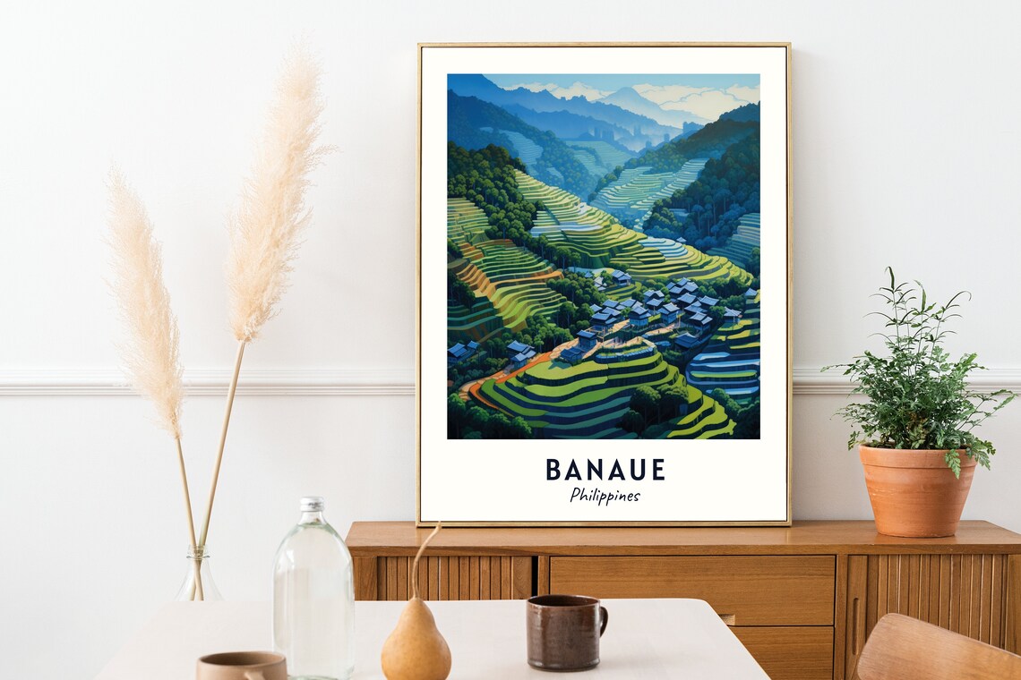 Banaue Rice Terraces Travel Poster, Philippines - Image 2