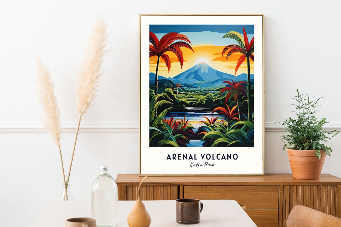 Sunset Glow at Arenal Volcano in the Jungles of Costa Rica Poster - Image 2
