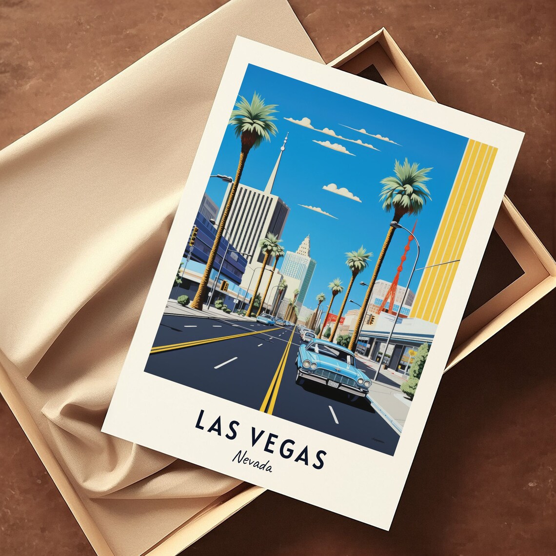 Las Vegas Travel Print, Nevada City Poster - Image 3