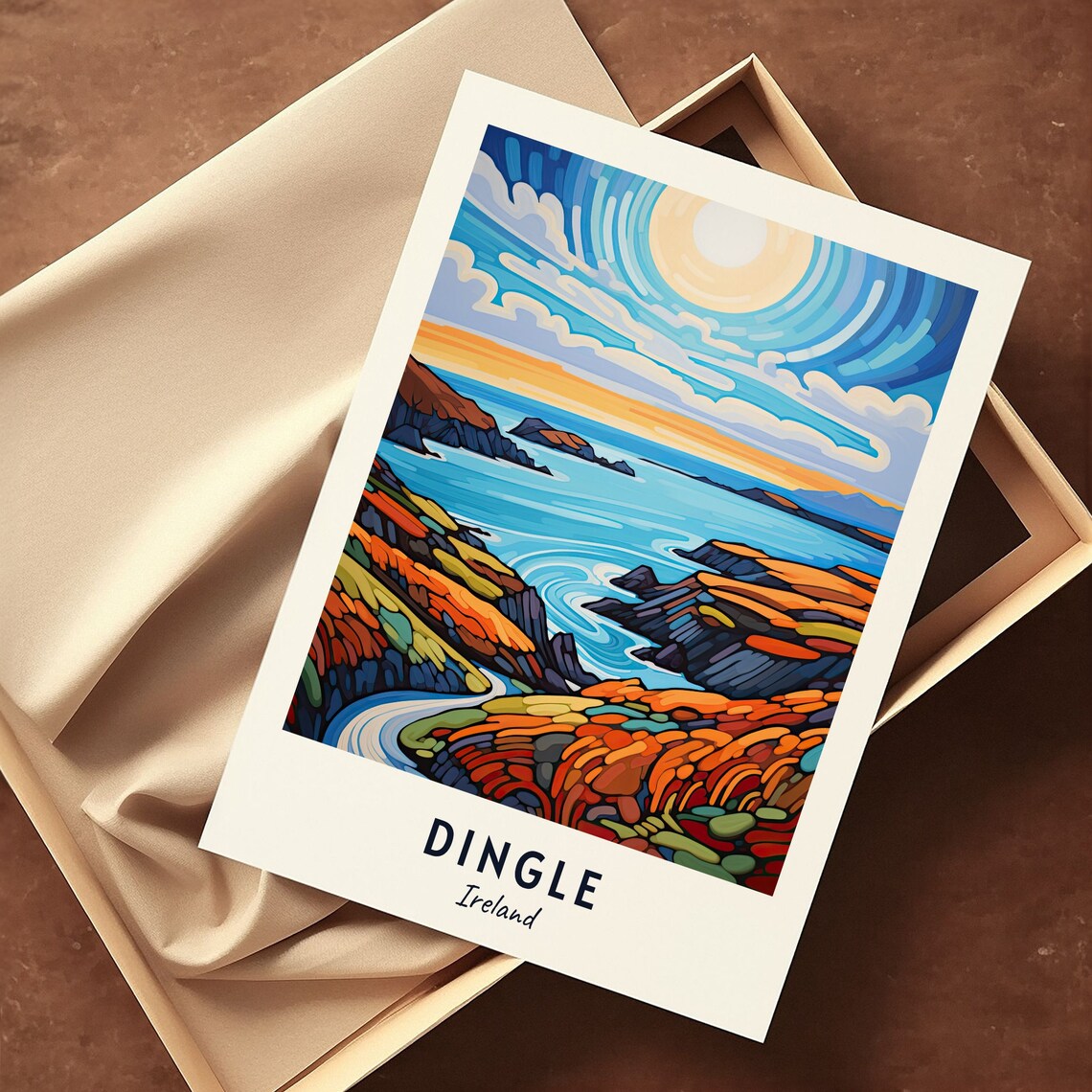 Dingle Ireland Travel Poster, City Print - Image 3