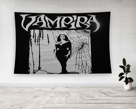 Vampire Minimalist Gothic Horror Wall Art Print