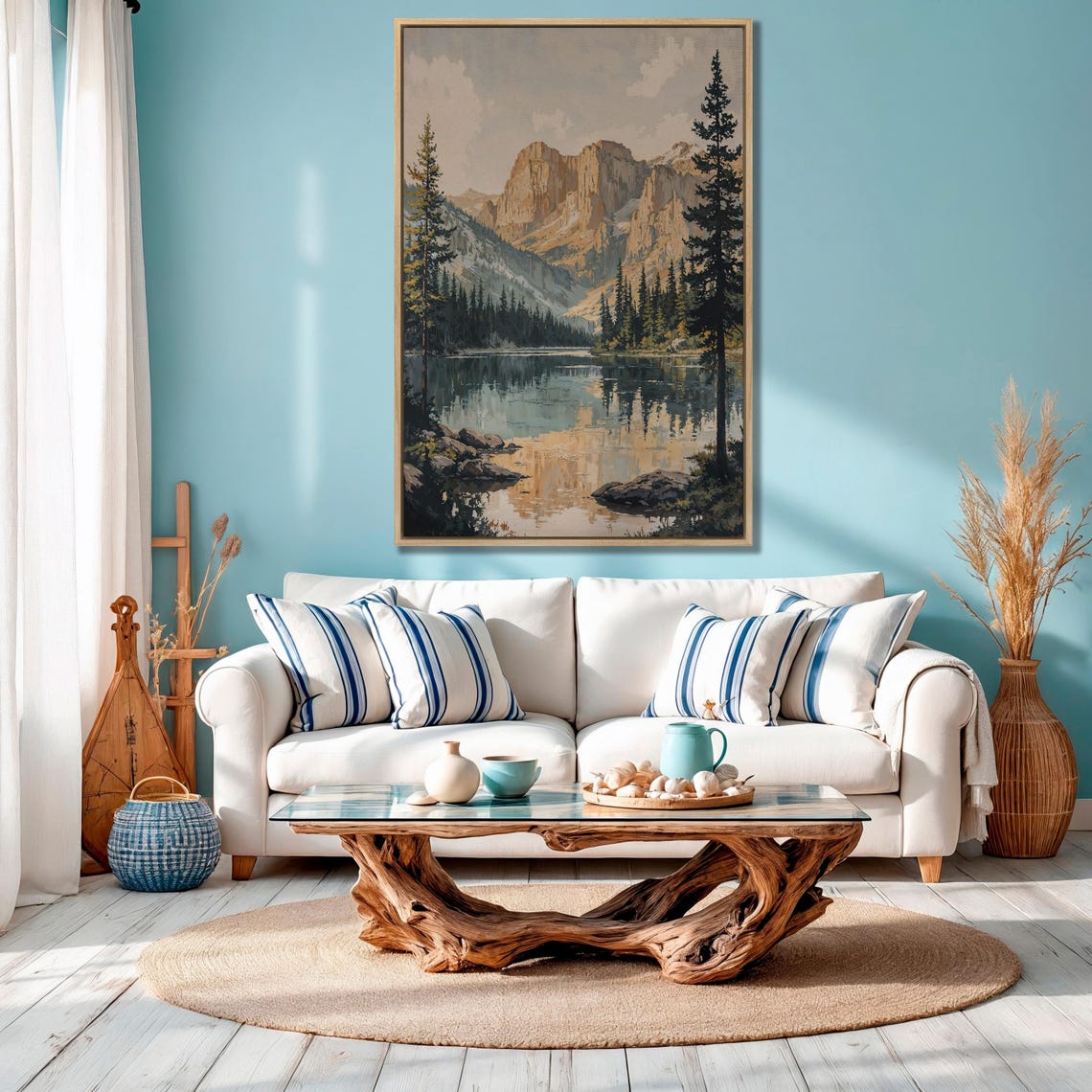 Alpine Lake Reflection Beneath Majestic Rocky Mountain Peaks Poster - Image 4