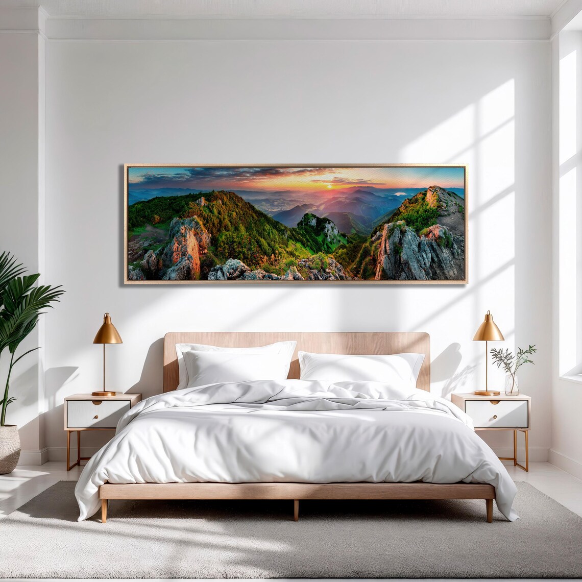 Slovakia Mountain Valley Sunrise Landscape Art Print - Image 5