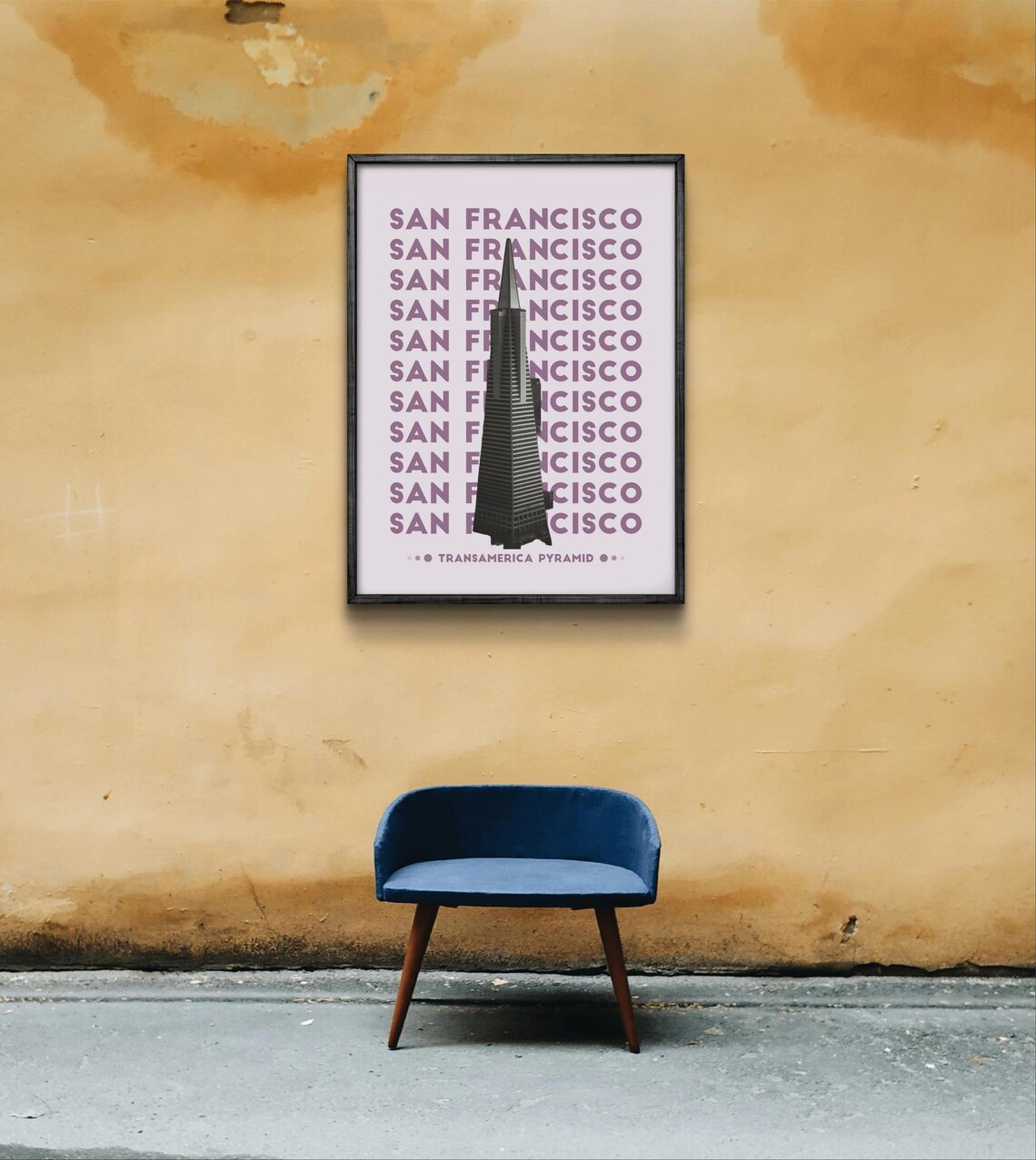 San Francisco Transamerica Pyramid Poster, Minimalist Skyline - Image 3