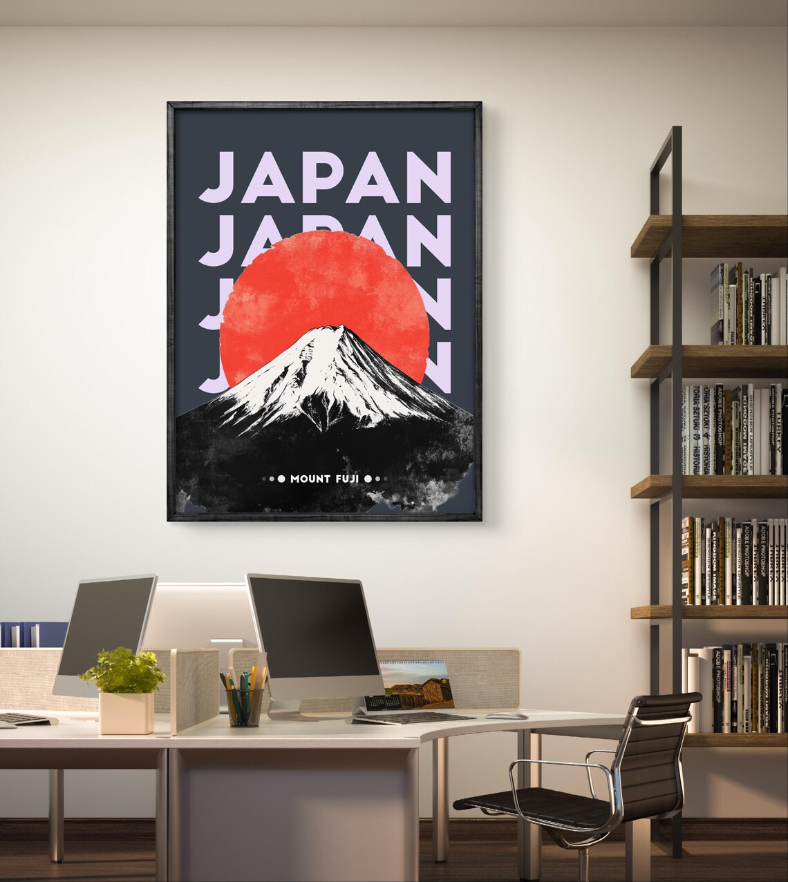 Mount Fuji Minimalist Japanese Travel Decor Poster - Image 4