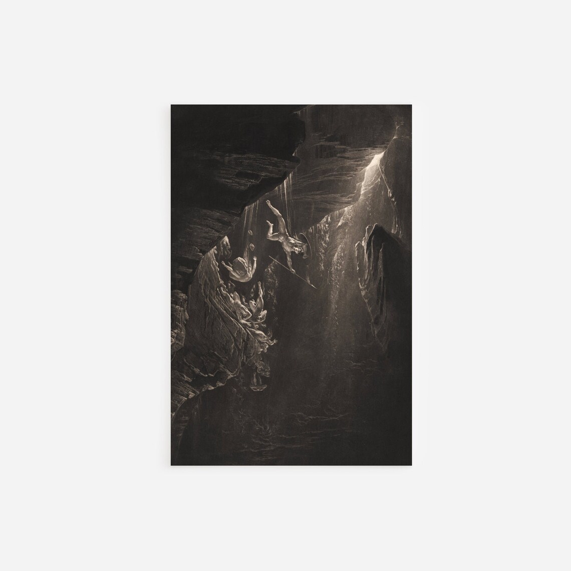 John Martin, The Fall of the Rebel Angels Art Print