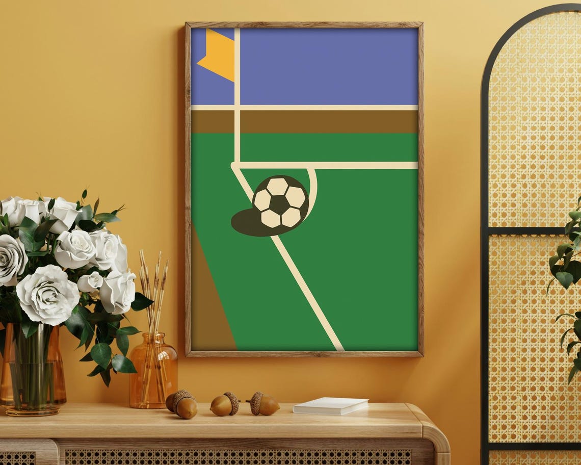 Soccer Sport Wall Art Print - Image 4