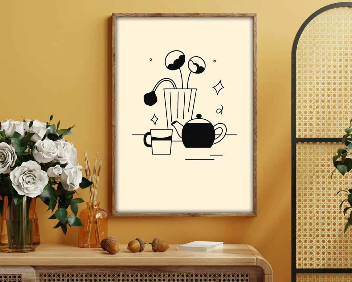 Tea - Minimalist Wall Art Print