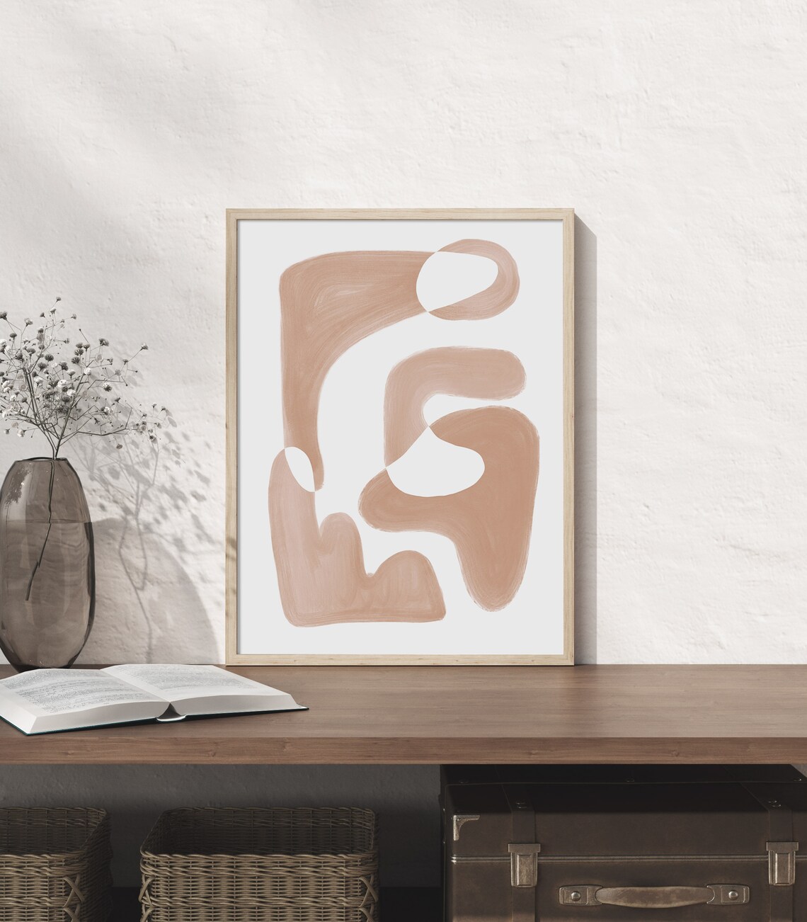 Abstract Geometric Art, Mid-Century Wall Art Print - Image 3