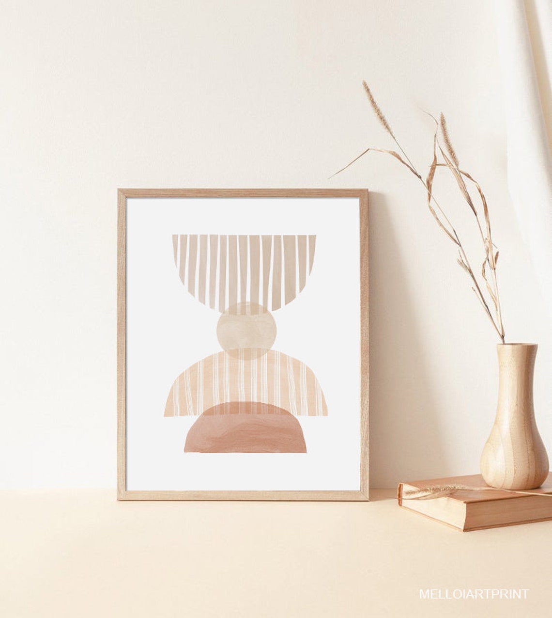 Earth Tone Abstract Art Nursery Print Neutral Color Wall Art Minimalist Print Art Print Boho Decor Abstract Print - Image 2