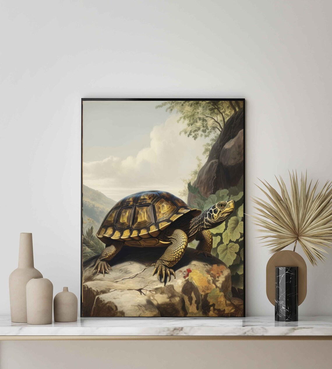 Turtle Art Print Posters Animal Abstracts Wall Art Painting Decoration Gifts - Image 2