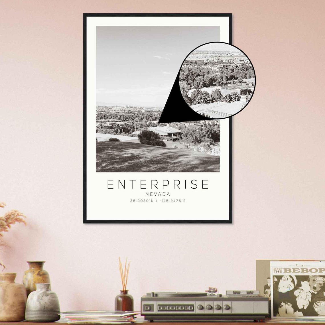 Enterprise Nevada Suburban Golf Course City Skyline Photo Poster - Image 4