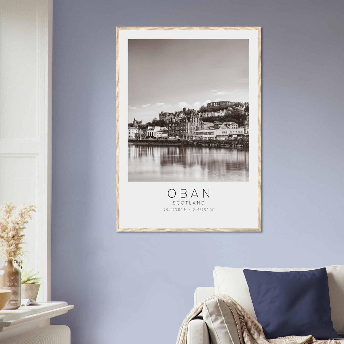 Oban Scotland Minimalist Travel Poster Print - Image 2