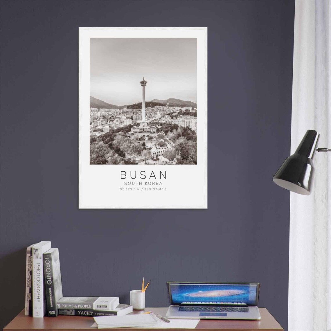 Busan South Korea Minimalist Travel Poster Print - Image 3