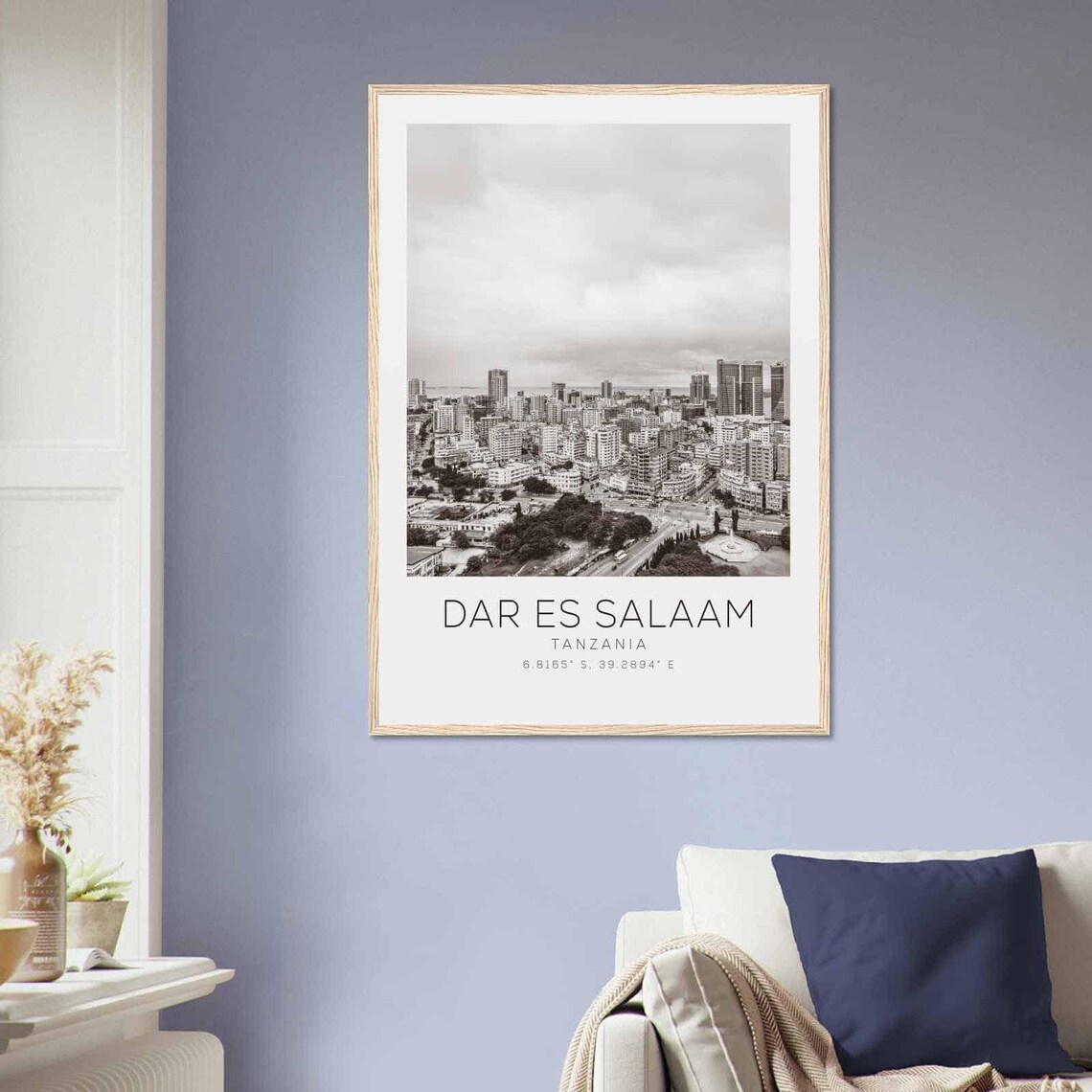 Dar Es Salaam Tanzania Minimalist Travel Poster Print - Image 2