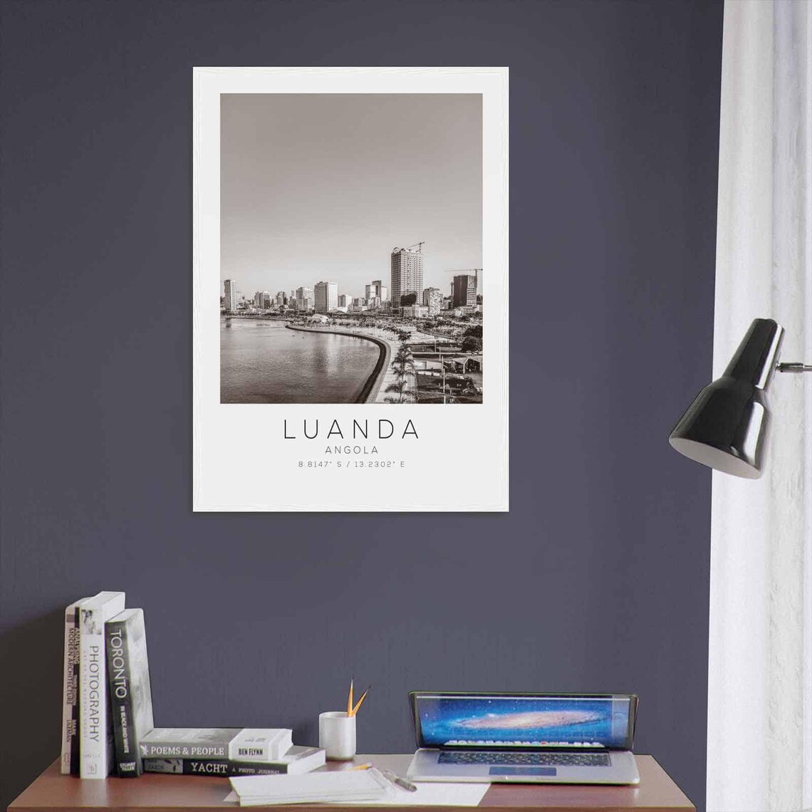 Luanda Angola Minimalist Travel Poster, Travel Print - Image 3